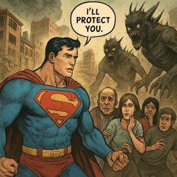 Superman Meme Template