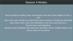 Voting Game S4 Twists Meme Template