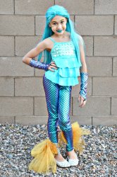 DIY Mermaid Costume - learn how to add a mermaid fin tail to ... Meme Template