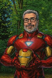 Iron man Alain Meme Template