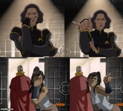 Korra watching Meme Template