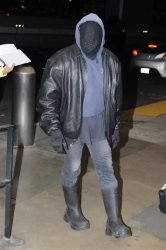 kanye in mask Meme Template