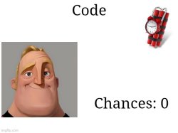 Code Barney Error Meme Template