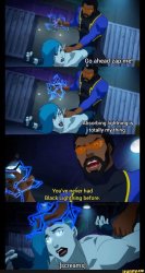 Black Lightning Meme Template