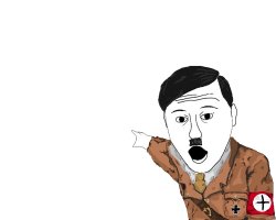 Adolf hitler wojak soyjak Meme Template