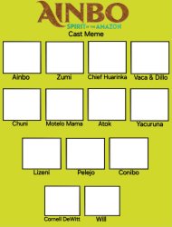 Ainbo: Spirit of the Amazon Cast Meme Meme Template