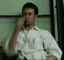 ed norton self punch Meme Template