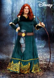 Women's Plus Size Premium Disney Merida Costume Dress | Adult | Meme Template