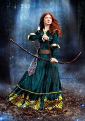 Amazon.com: Fun Costumes Disney Pixar Brave Merida for Women ... Meme Template
