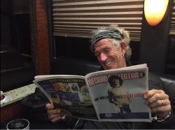 Keith Richards newspaper Meme Template
