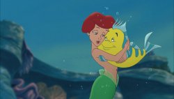 adult ariel hugs Meme Template