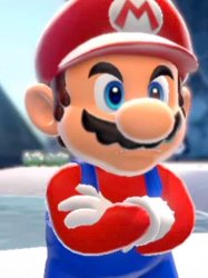 Mario Not Care Meme Template