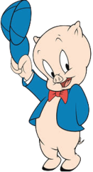 Happy porky pig Meme Template