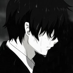 Depressed anime boy Meme Template