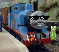 thomas the dank engine Meme Template