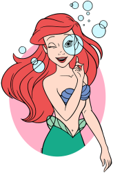 ariel bubbles Meme Template