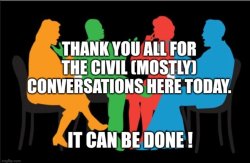 Civil conversation Meme Template