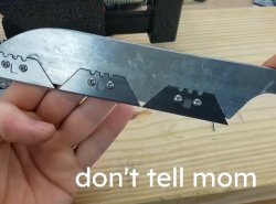 F**kin sharp knife Meme Template