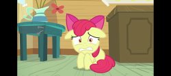 Scared Apple Bloom Meme Template