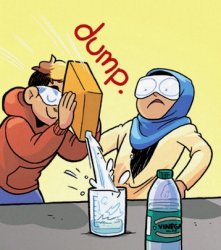 dumping it Meme Template