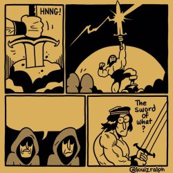 The sword of Meme Template