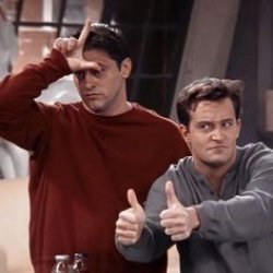 Chandler and joey Meme Template