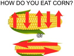 how do you eat corn Meme Template