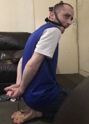 Mark tied up and gagged with his socks Meme Template