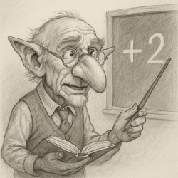 Big goblin nose old man teaching Meme Template