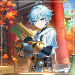 Chongyun Birthday Art Meme Template