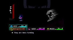 roaring knight aura farm Meme Template