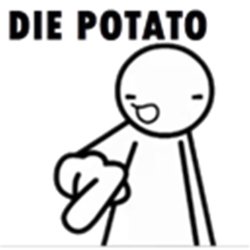 die potato Meme Template
