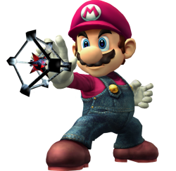 Subspace Tripmine Mario Meme Template