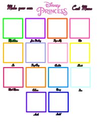 Make your own Disney Princess Cast Meme Part 3 Meme Template