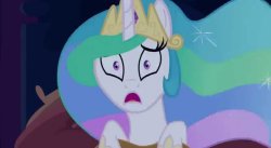 Scared Celestia Meme Template