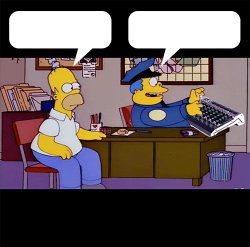 audio mixer engineer simpsons Chief Wiggum Meme Template