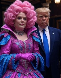 Karoline Leavitt Effie Trinket Hunger Games Trump Meme Template