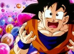happy goku Meme Template