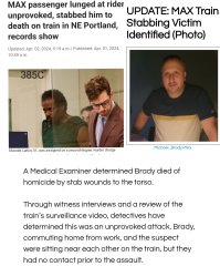 Man murdered on light rail in Portland OR. Meme Template