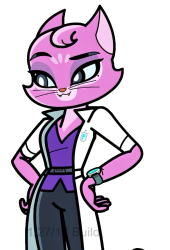 PNG - Purrfessor Purrnelope Meme Template