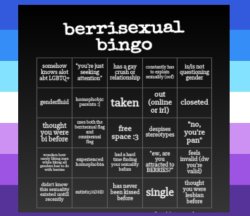 berrisexual bingo lol Meme Template