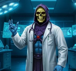 Doctor Skeletor Meme Template