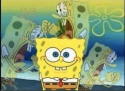 SpongeBob Happy and mad Meme Template