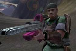 Beta Halo Marine pointing carbine at you Meme Template