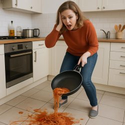 accident in kitchen Meme Template