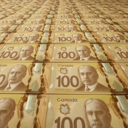 Infinite Canadian hundred dollar bills Meme Template