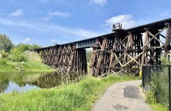 St. Albert railroad tracks Meme Template