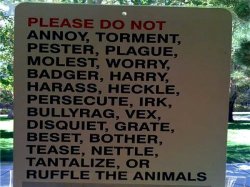 Thesaurus' Zoo. Meme Template