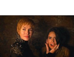 Cersei holding Ellaria's face Meme Template
