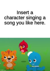 Opus, Tinker and Roxy Admire Who Singing Meme Template